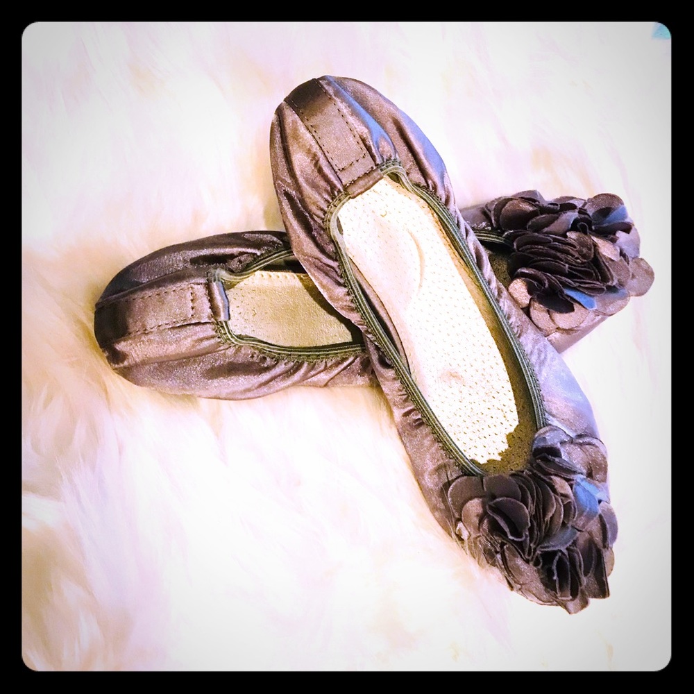 Ballet Silver flats size 7